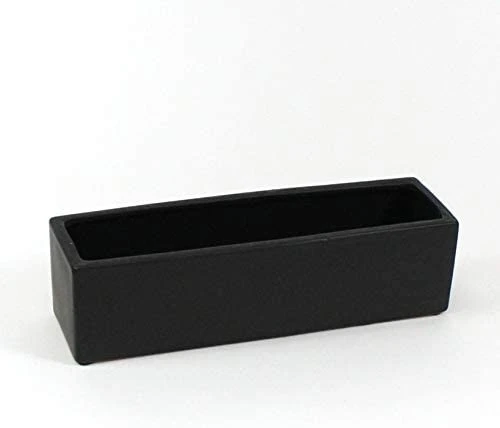 14" X 4" X 4" Black Long Flat Rectangle - 4 Pieces 5 14" X 4" X 4" Black Long Flat Rectangle - 4 Pieces - Image 5