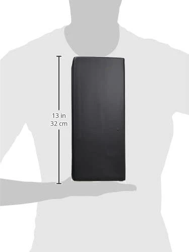 5" X 12" Black Tall Square Block - 6 Pieces 2 5" X 12" Black Tall Square Block - 6 Pieces - Image 2