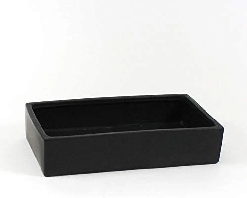 16" X 9" X 3.3" Black Long Low Rectangle - 6 Pieces 4 16" X 9" X 3.3" Black Long Low Rectangle - 6 Pieces - Image 4