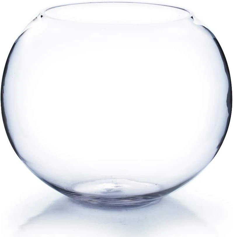 12"x10" Bubble Bowl Glass Vase - 2 Pieces 2 12"x10" Bubble Bowl Glass Vase - 2 Pieces - Image 2