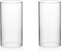 8" Clear Hurricane Open Bottom Candle Holder - 24 Pieces -Home Decoration Discount 51 GABxL PL. AC SL1500 02300.1661953710.1280.1280