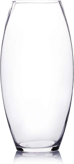 14 Inch Clear Bullet Vase - 6 Pieces