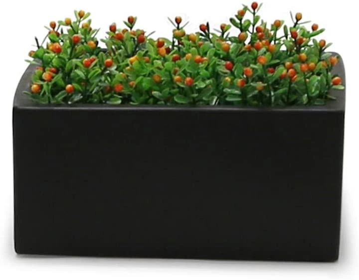 8" X 4" Black Low Square Block - 6 Pieces 3 8" X 4" Black Low Square Block - 6 Pieces - Image 3