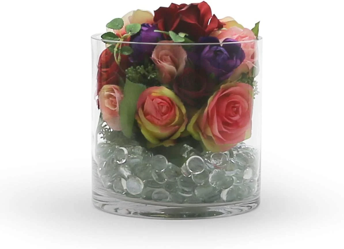 8" X 10" Cylinder Glass Vase - 6 Pieces 3 8" X 10" Cylinder Glass Vase - 6 Pieces - Image 3