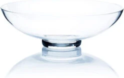 11" X 3.75" Clear Bowl Vase - 6 Pieces