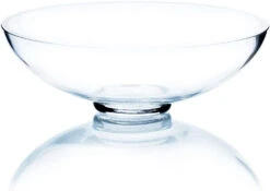 8" X 3" Clear Bowl Vase - 12 Pieces
