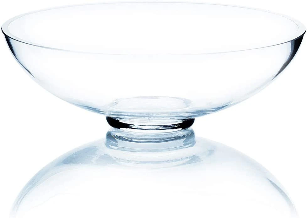 8" X 3" Clear Bowl Vase - 12 Pieces 1 8" X 3" Clear Bowl Vase - 12 Pieces