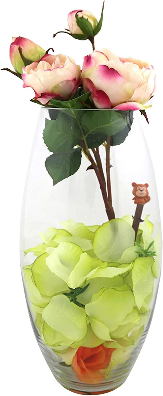 4" X 12" Clear Bullet Glass Vase - 6 Pieces 3 4" X 12" Clear Bullet Glass Vase - 6 Pieces - Image 3