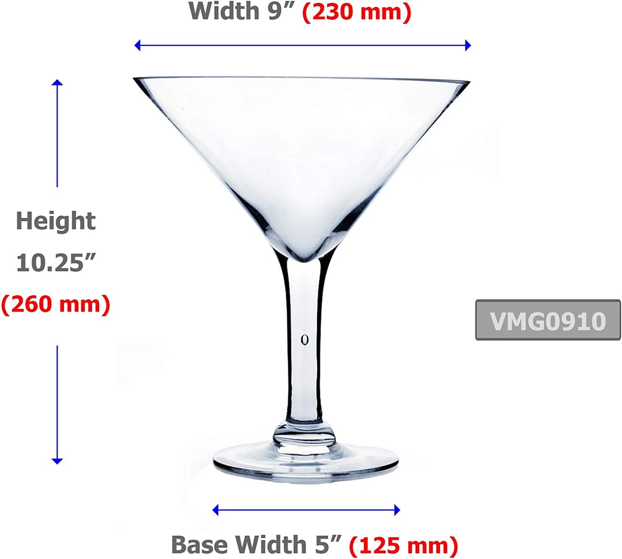 10" Martini Glass Vase - 4 Pieces 2 10" Martini Glass Vase - 4 Pieces - Image 2