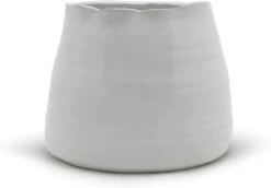 Medium White Bowl Pot - 12 Pieces