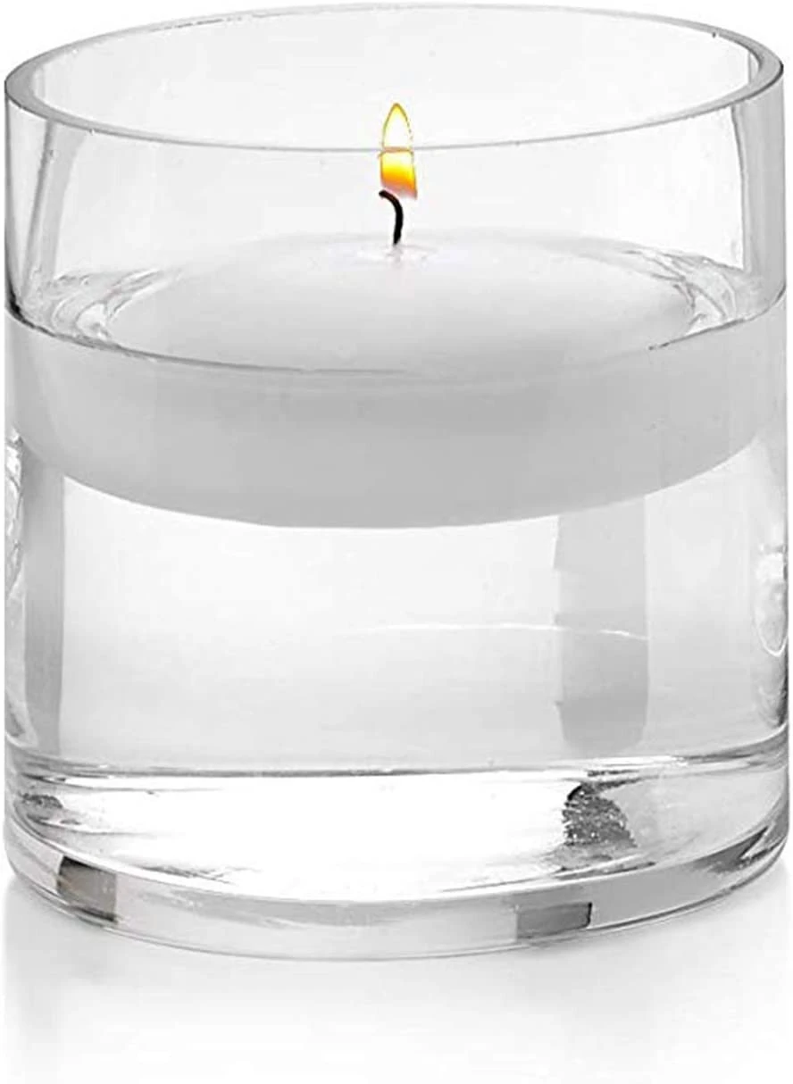4" X 4" Clear Cylinder Glass Vase - 24 Pieces 7 4" X 4" Clear Cylinder Glass Vase - 24 Pieces - Image 7