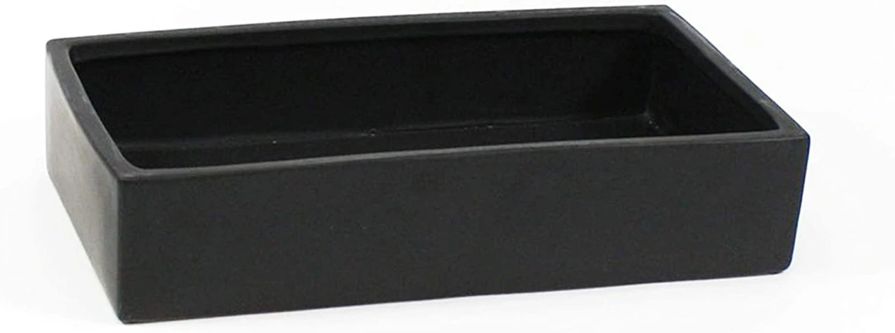 16" X 9" X 3.3" Black Long Low Rectangle - 6 Pieces 5 16" X 9" X 3.3" Black Long Low Rectangle - 6 Pieces - Image 5