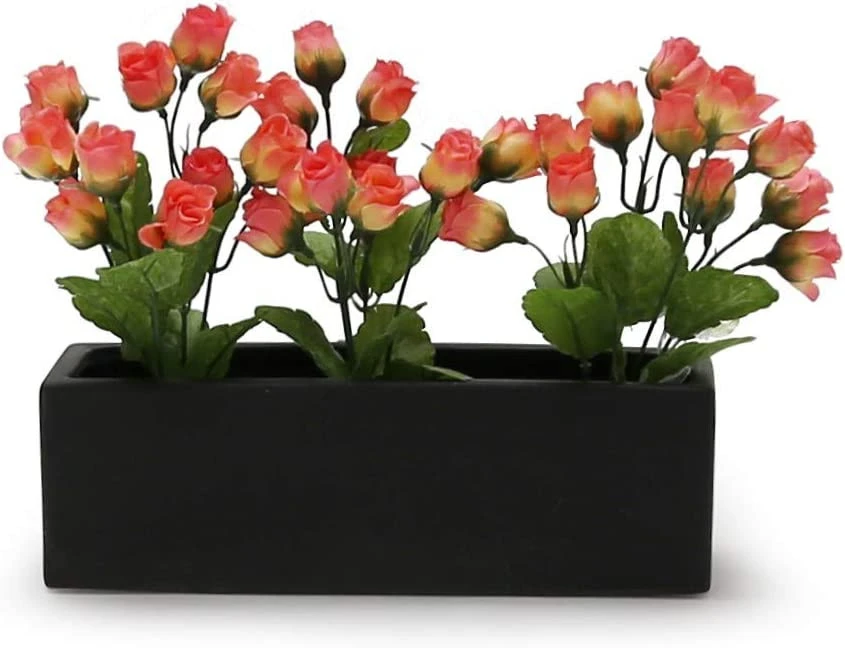 12" X 4" X 4" Black Long Rectangle - 6 Pieces 3 12" X 4" X 4" Black Long Rectangle - 6 Pieces - Image 3