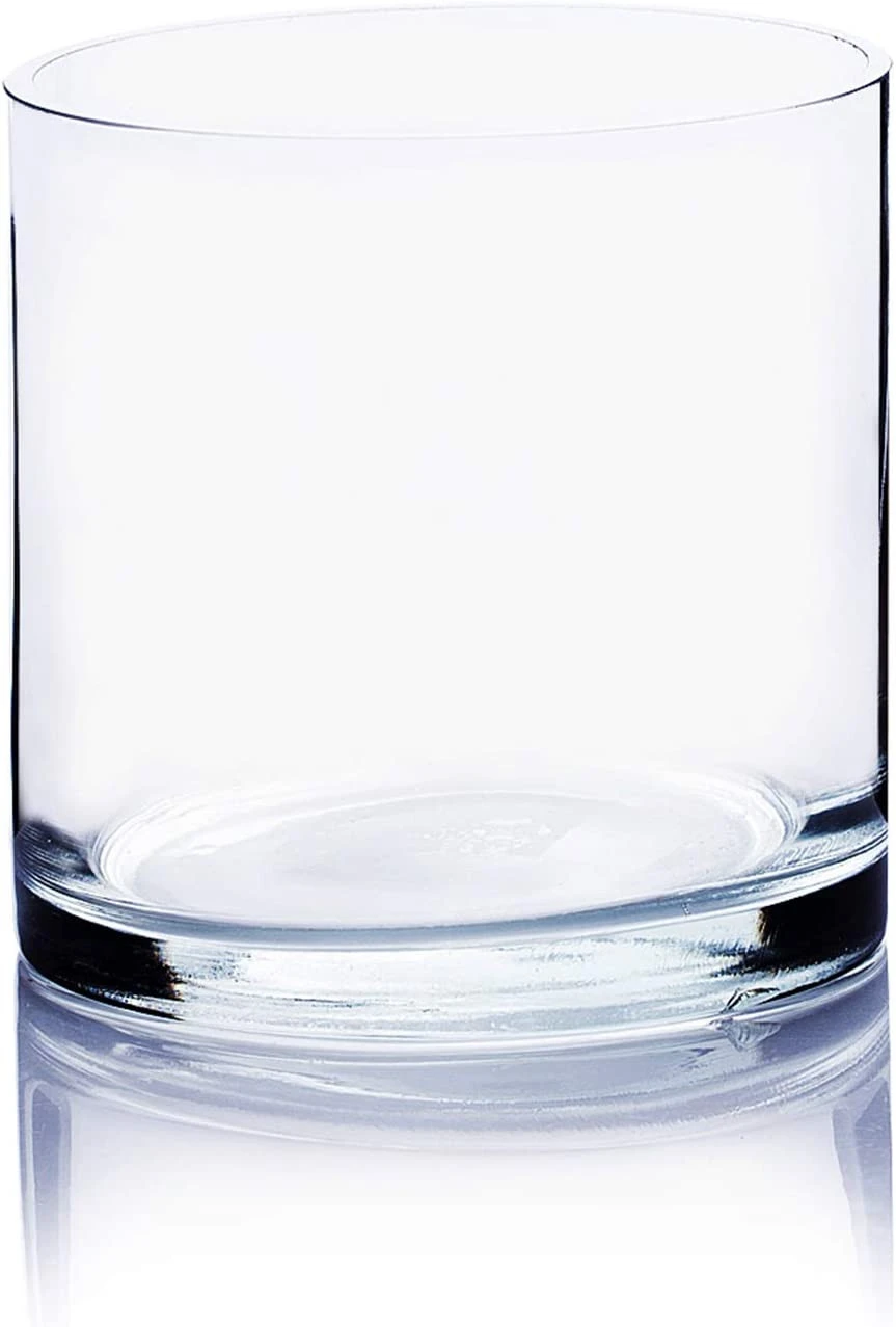 4" X 4" Clear Cylinder Glass Vase - 24 Pieces 6 4" X 4" Clear Cylinder Glass Vase - 24 Pieces - Image 6
