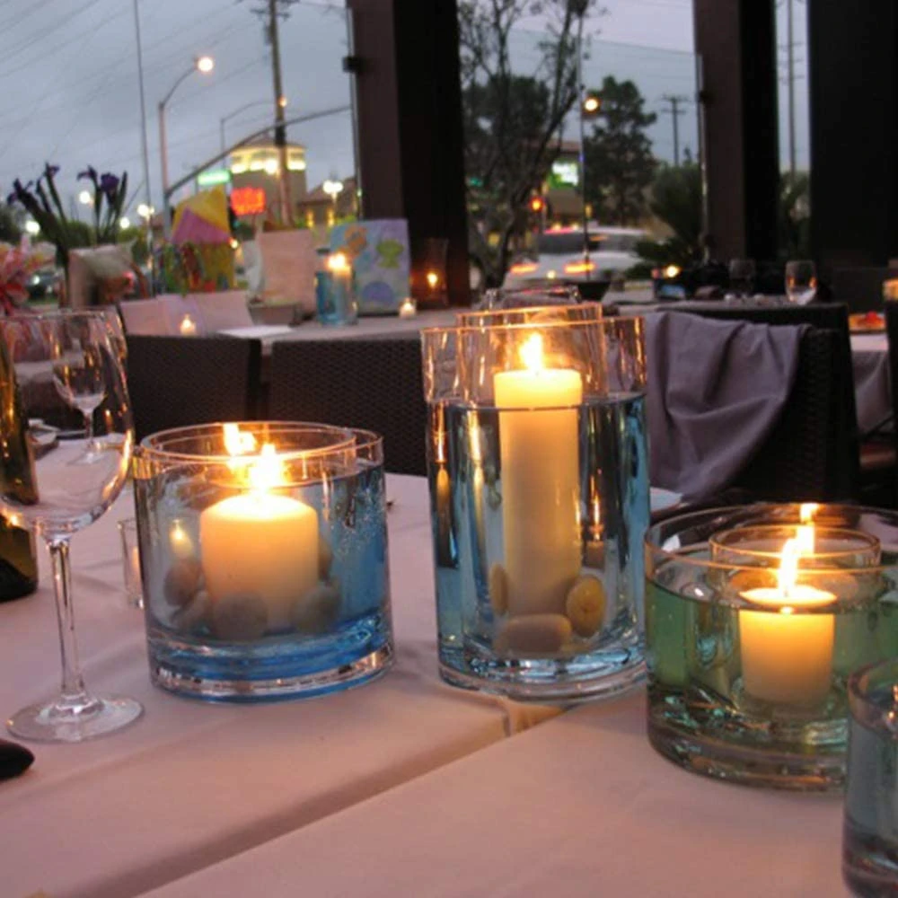 3" X 3.25" Cylinder Glass Vase - 24 Pieces 4 3" X 3.25" Cylinder Glass Vase - 24 Pieces - Image 4