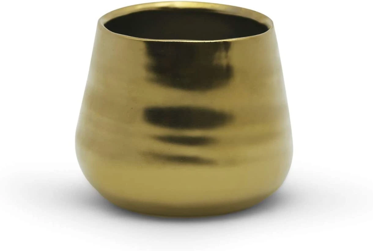 Small Gold Bowl Pot - 4 Pieces 1 Small Gold Bowl Pot - 4 Pieces