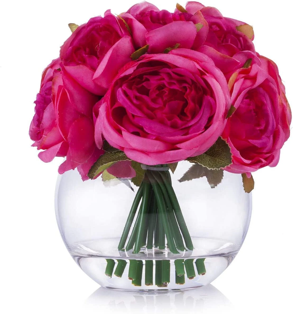 7 Inch Clear Moon Vase - 6 Pieces 5 7 Inch Clear Moon Vase - 6 Pieces - Image 5