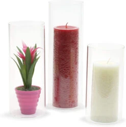 8" Clear Hurricane Open Bottom Candle Holder - 24 Pieces -Home Decoration Discount 71 UikF0L4L. AC SL1500 12788.1661953713.1280.1280