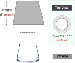6" X 8" Clear Taper Up Cylinder - 8 Pieces 5 6" X 8" Clear Taper Up Cylinder - 8 Pieces -Home Decoration Discount 710y8egOL9L. AC SL1500 99621.1661734136.1280.1280