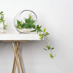 8 Inch Clear Slant Bubble Bowl Vase - 6 Pieces -Home Decoration Discount 716RH9MBywL. AC SL1500 12364.1661703404.1280.1280