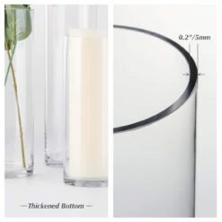 4" X 28" Cylinder Glass Vase - 6 Pieces 8 4" X 28" Cylinder Glass Vase - 6 Pieces -Home Decoration Discount 718rx2lSUWL 92654.1661946201.1280.1280
