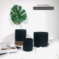 6.5" X 6" Black Cylinder Ceramic - 6 Pieces -Home Decoration Discount 71BJbkQTqpL. AC SL1500 97529.1661769790.1280.1280