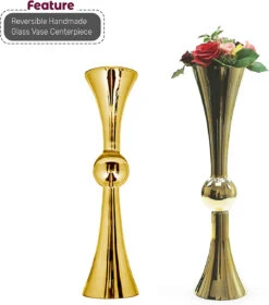 24 Inch Gold Reversible Latour Trumpet Vase - 4 Pieces 9 24 Inch Gold Reversible Latour Trumpet Vase - 4 Pieces -Home Decoration Discount 71J7b5296JL. AC SL1500 85098.1661700470.1280.1280