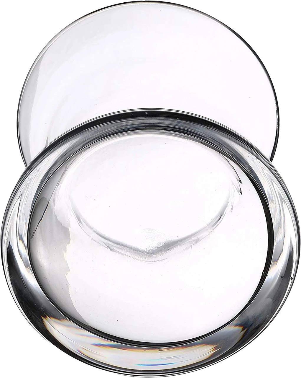 7" X 7" Clear Concaved Style Vase - 8 Pieces 3 7" X 7" Clear Concaved Style Vase - 8 Pieces - Image 3