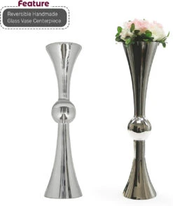 24 Inch Silver Reversible Latour Trumpet Vase - 4 Pieces 9 24 Inch Silver Reversible Latour Trumpet Vase - 4 Pieces -Home Decoration Discount 71O ldvfJIL. AC SL1500 25937.1661689910.1280.1280