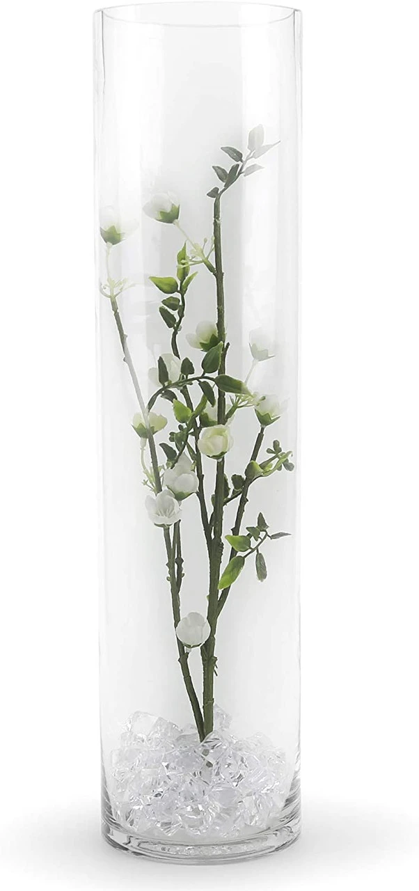 4" X 16" Cylinder Glass Vase - 12 Pieces 5 4" X 16" Cylinder Glass Vase - 12 Pieces - Image 5