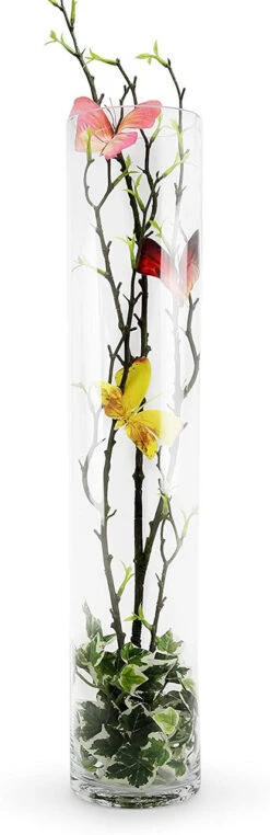4" X 18" Cylinder Glass Vase - 12 Pieces -Home Decoration Discount 71ffXG4XpGL. AC SL1500 28171.1661950871.1280.1280
