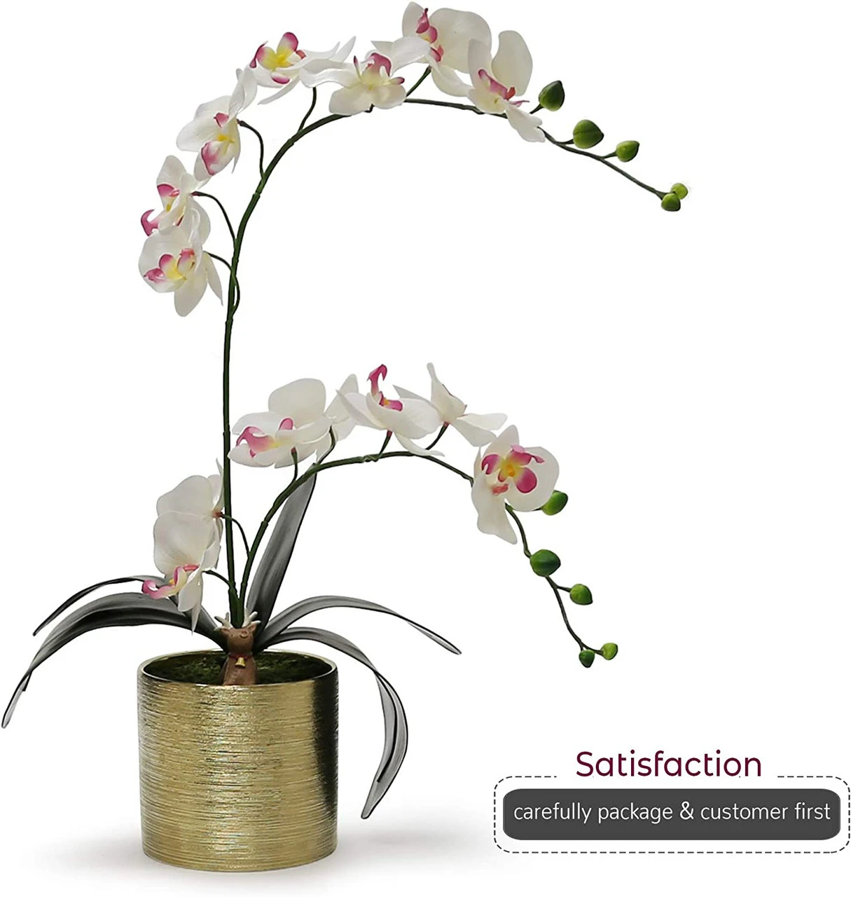 6.5" X 6" Gold Cylinder Ceramic - 6 Pieces 4 6.5" X 6" Gold Cylinder Ceramic - 6 Pieces - Image 4