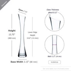 3" X 16" Clear Concaved Bud Vase - 12 Pieces 10 3" X 16" Clear Concaved Bud Vase - 12 Pieces -Home Decoration Discount 71leSeRdeHL. AC SL1500 85358.1661349179.1280.1280
