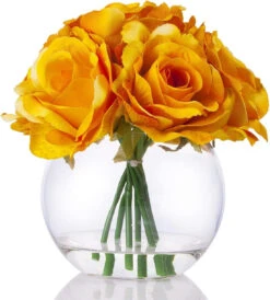 8 Inch Clear Moon Bowl Vase - 6 Pieces -Home Decoration Discount 71mtR8ffkVL. AC SL1280 74751.1661710928.1280.1280