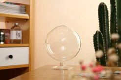 4" X 5" Clear Slant Cut Bowl Vase On Stem - 48 Pieces -Home Decoration Discount 71uT35lCndL. AC SL1500 41363.1661957313.1280.1280