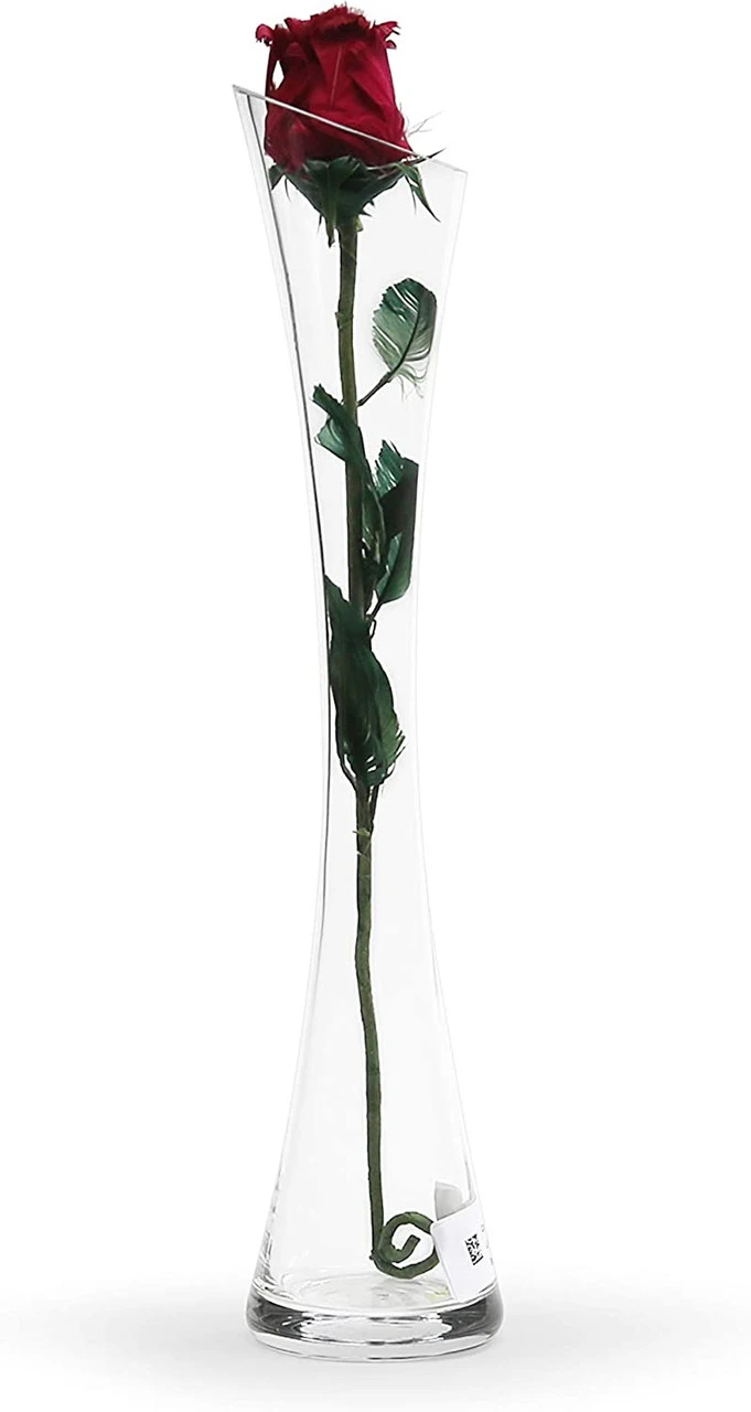 3" X 16" Clear Concaved Bud Vase - 12 Pieces 4 3" X 16" Clear Concaved Bud Vase - 12 Pieces - Image 4
