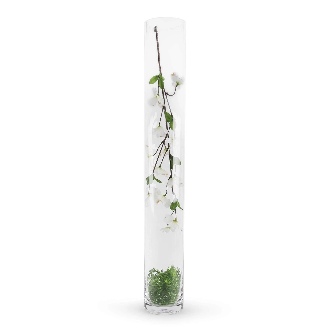 4" X 28" Cylinder Glass Vase - 6 Pieces 6 4" X 28" Cylinder Glass Vase - 6 Pieces - Image 6