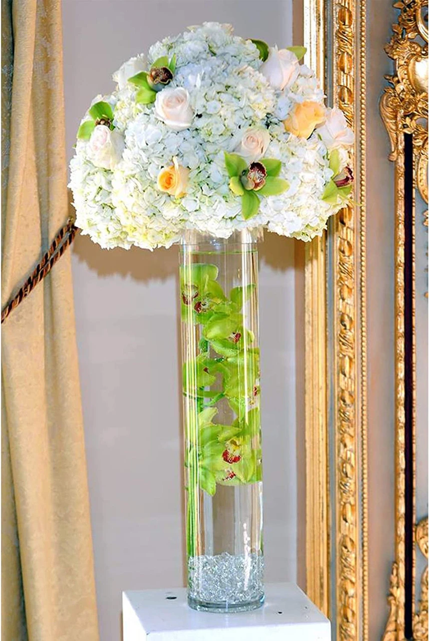 5" X 20" Cylinder Glass Vase - 6 Pieces 4 5" X 20" Cylinder Glass Vase - 6 Pieces - Image 4
