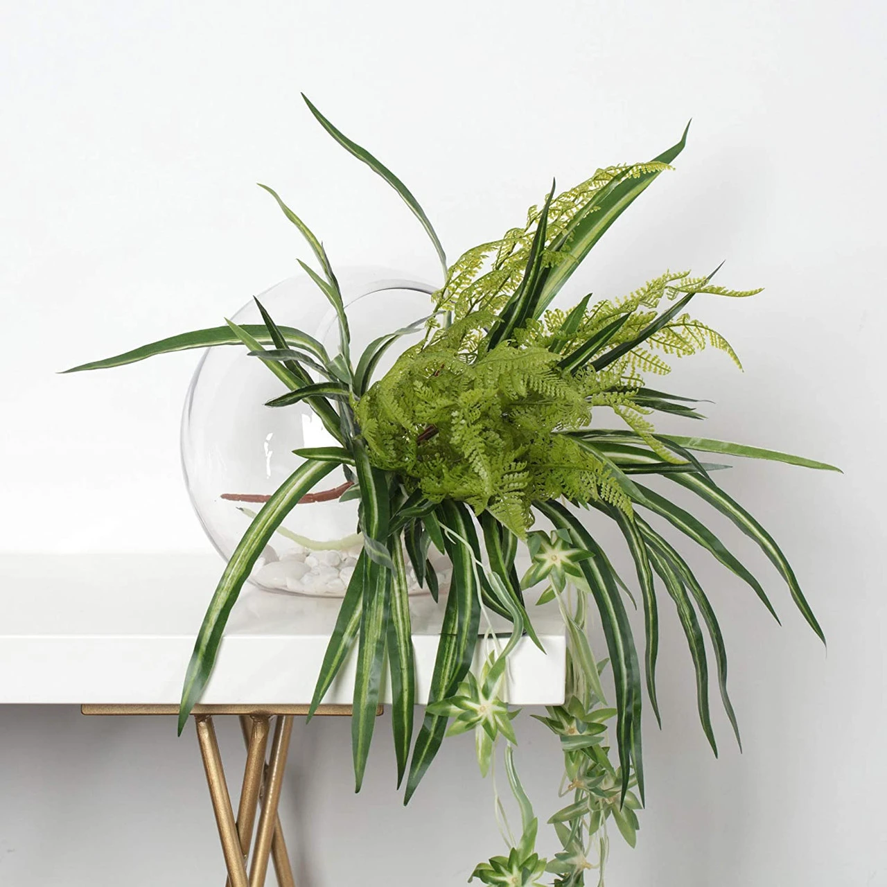 10 Inch Clear Slant Bubble Bowl Vase - 4 Pieces 6 10 Inch Clear Slant Bubble Bowl Vase - 4 Pieces - Image 6