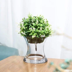 5.5" X 6" Clear Concaved Style Vase - 12 Pieces -Home Decoration Discount 81LGBInILwL. AC SL1500 34556.1661947240.1280.1280