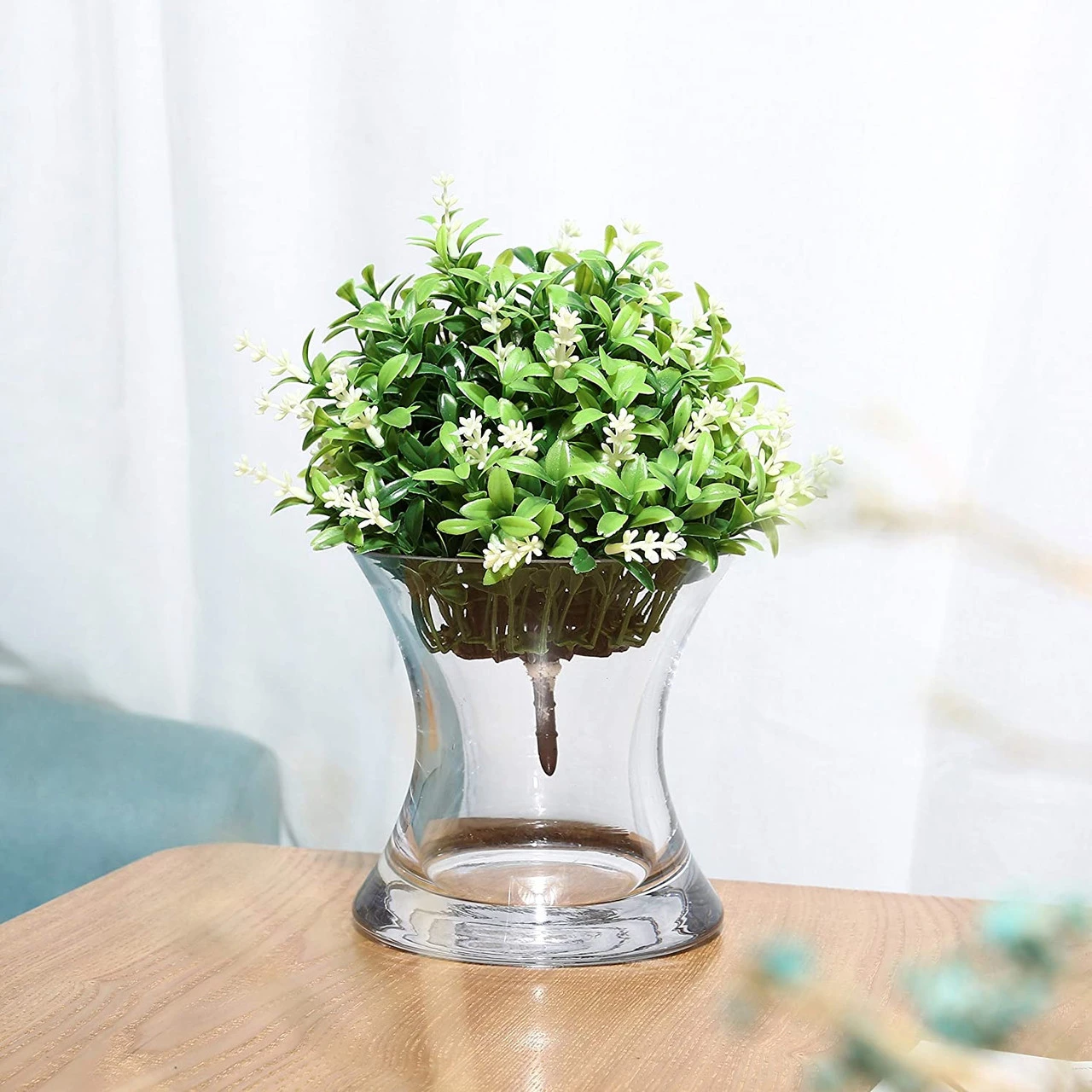 7" X 7" Clear Concaved Style Vase - 8 Pieces 7 7" X 7" Clear Concaved Style Vase - 8 Pieces - Image 7