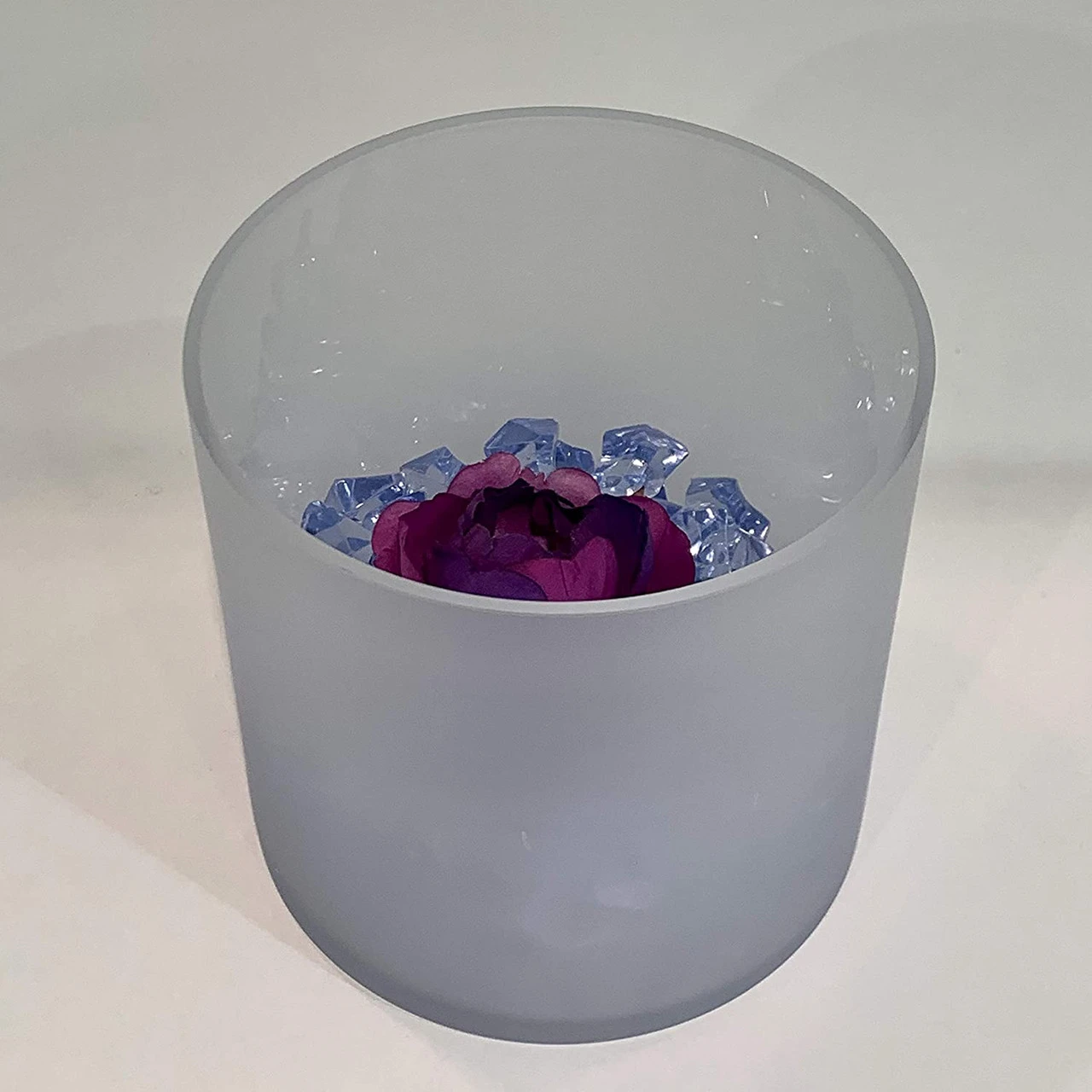 6" X 6" Frosted Cylinder Glass Vase - 12 Pieces 5 6" X 6" Frosted Cylinder Glass Vase - 12 Pieces - Image 5