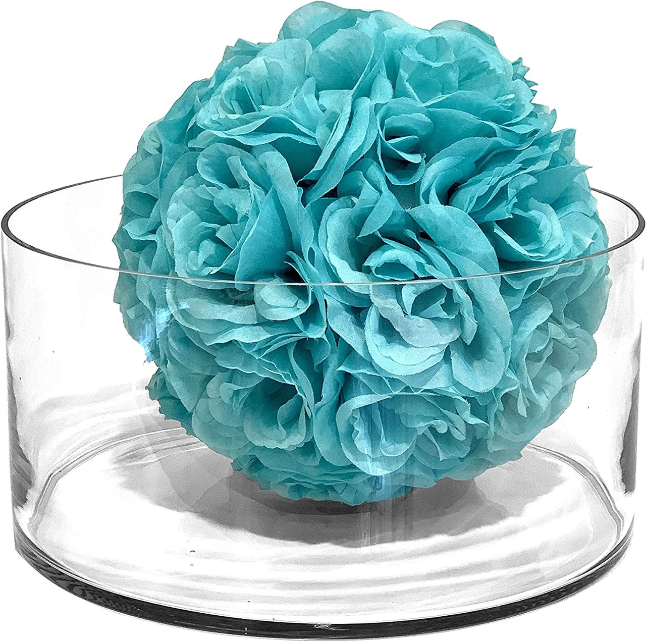 12" X 6" Cylinder Glass Vase - 4 Pieces 3 12" X 6" Cylinder Glass Vase - 4 Pieces - Image 3