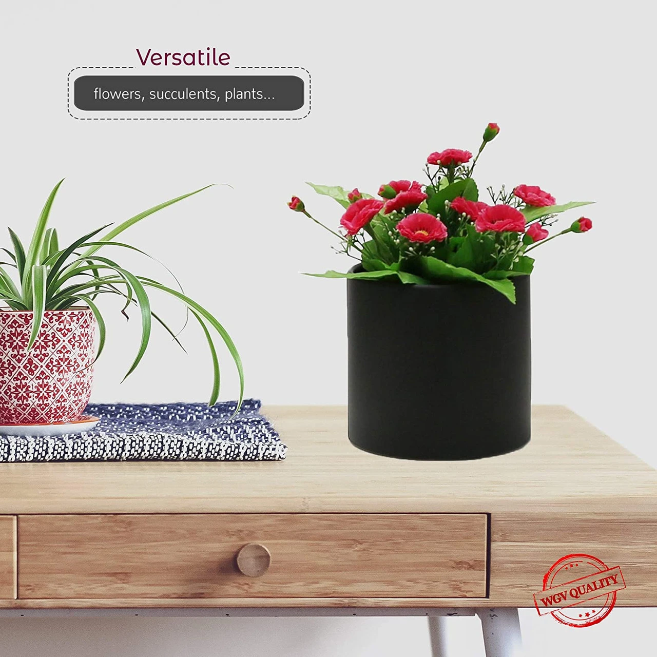 3.75" X 4" Black Cylinder Ceramic - 24 Pieces 7 3.75" X 4" Black Cylinder Ceramic - 24 Pieces - Image 7