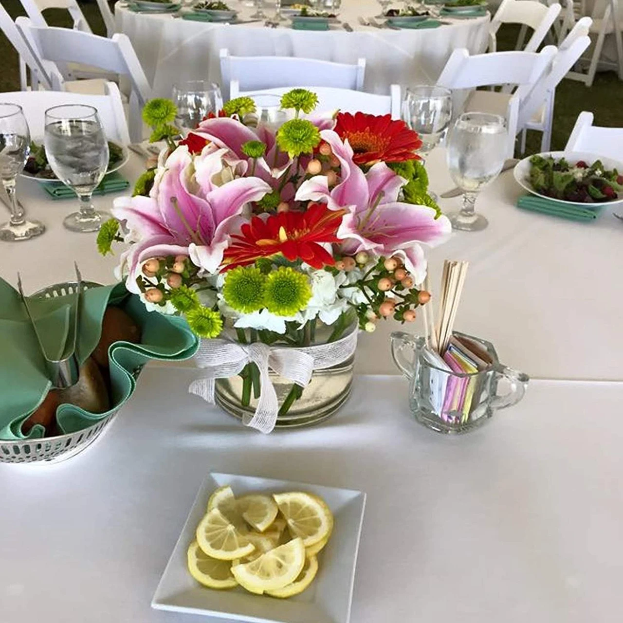 4" X 4" Clear Cylinder Glass Vase - 24 Pieces 3 4" X 4" Clear Cylinder Glass Vase - 24 Pieces - Image 3