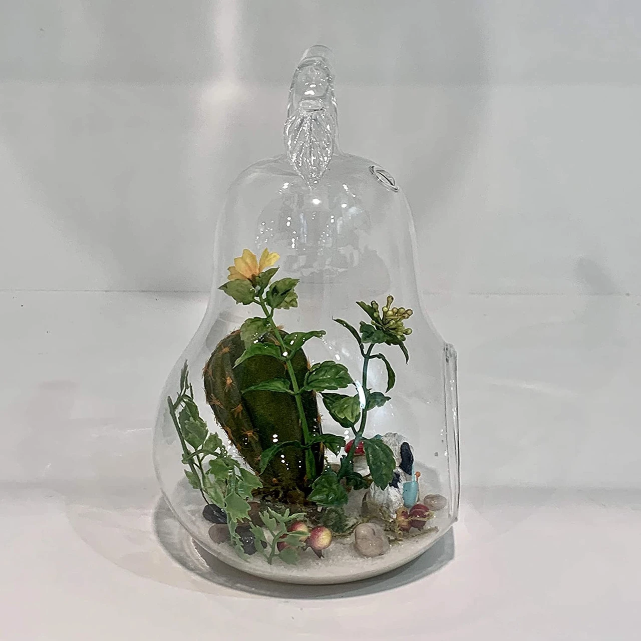 5.5" X 8" Apple Terrarium Candle Holder - 12 Pieces 6 5.5" X 8" Apple Terrarium Candle Holder - 12 Pieces - Image 6