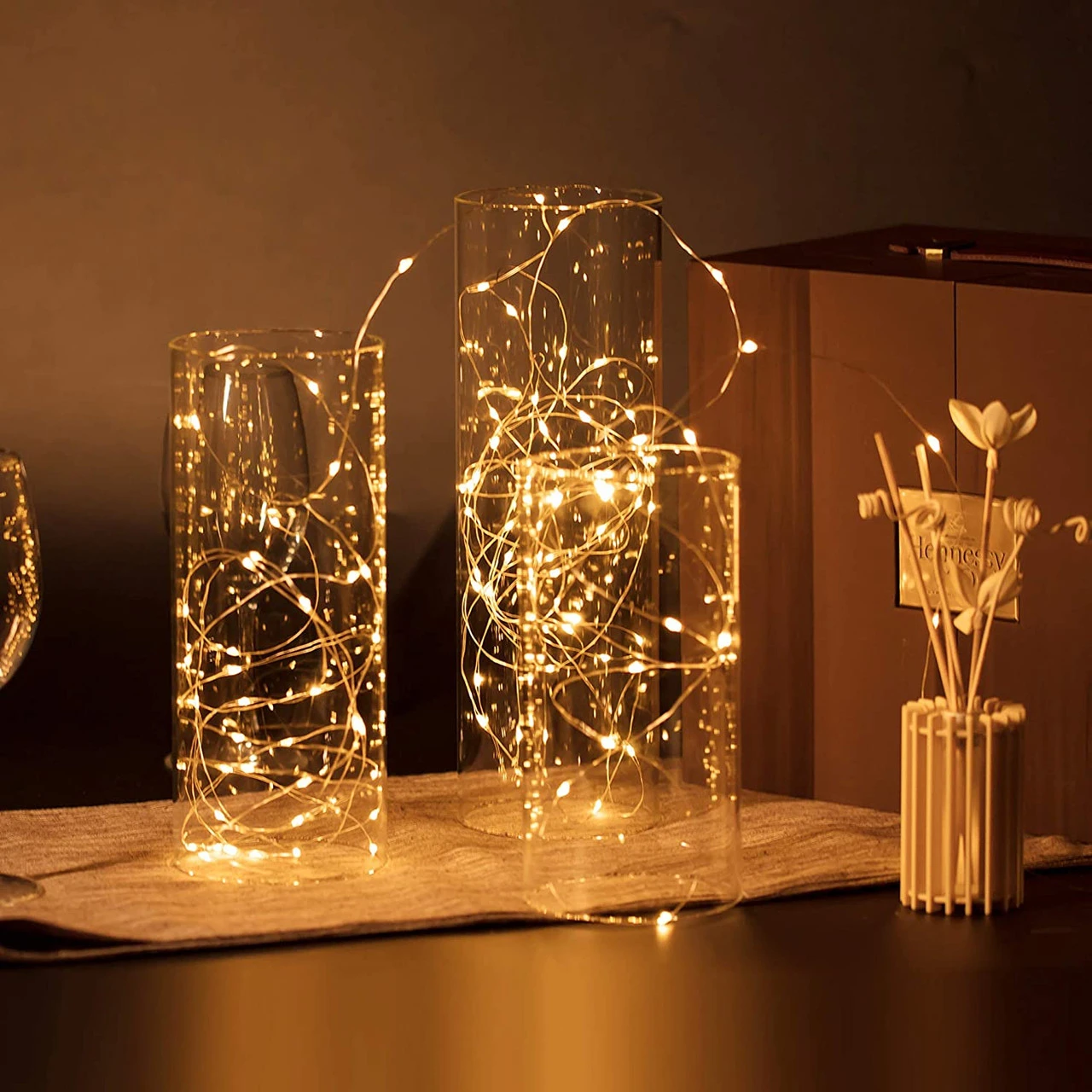 12" Clear Hurricane Candle Holder - 12 Pieces 6 12" Clear Hurricane Candle Holder - 12 Pieces - Image 6