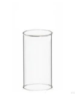 8" Clear Hurricane Open Bottom Candle Holder - 24 Pieces