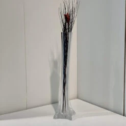 12 Inch Clear Tower Vase - 24 Pieces -Home Decoration Discount 91FFXUNeQ7L. AC SL1500 83636.1663088475.1280.1280