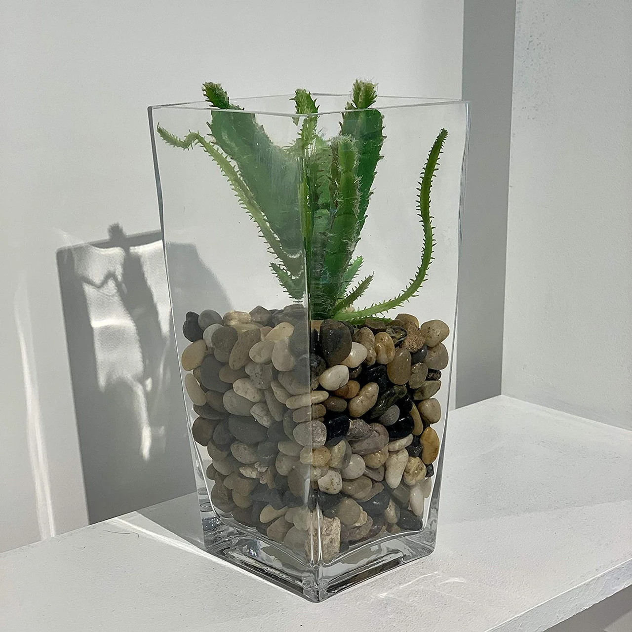 10" Taper Down Block Vase - 12 Pieces 5 10" Taper Down Block Vase - 12 Pieces - Image 5